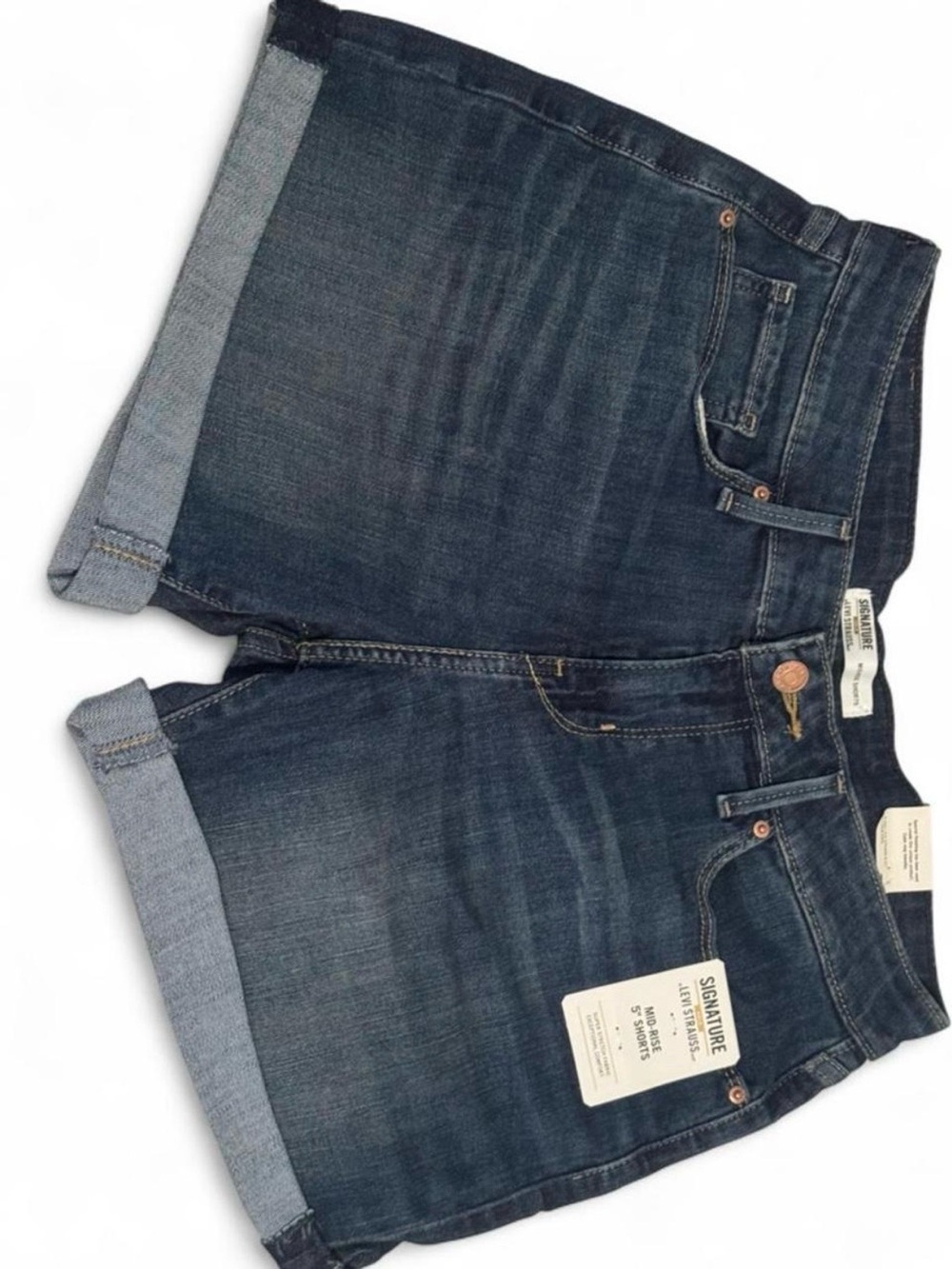 Signature Indigo Rolled-Cuff Women's Denim Shorts